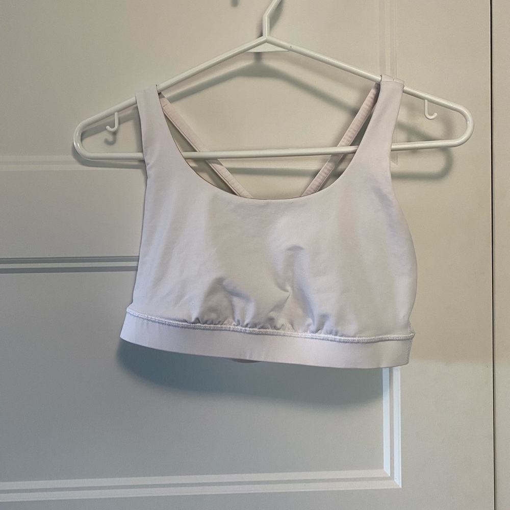 Lululemon White Energy Bra
